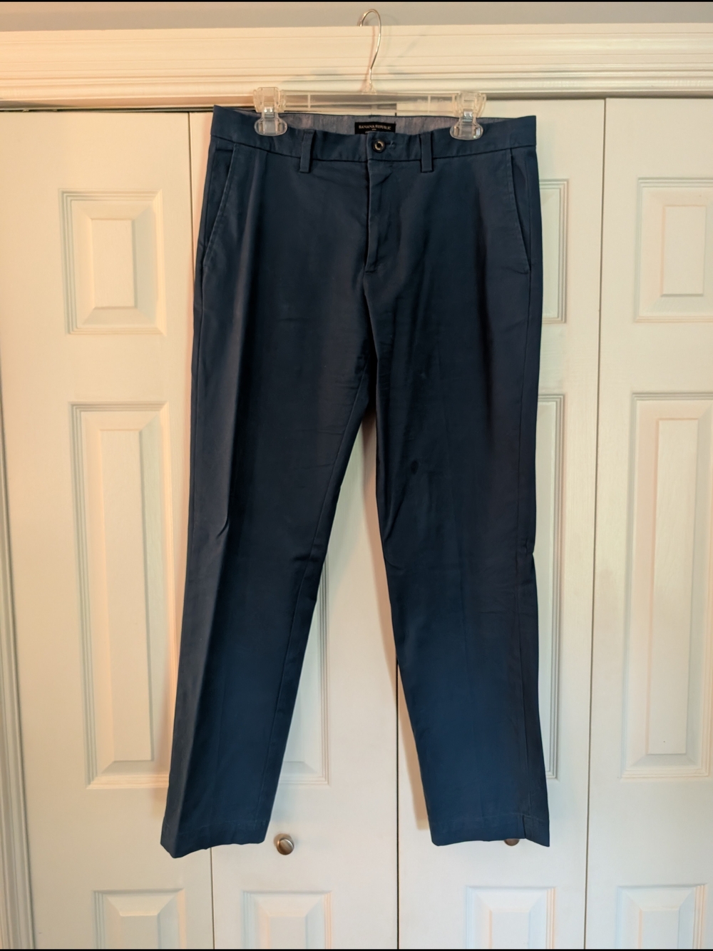 Banana Republic Teal-Blue Emerson Chinos